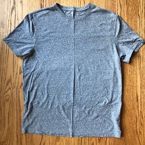 J. Crew Heather Gray Short Sleeve T-shirt Medium Cotton/Polyester/Viscose Blend